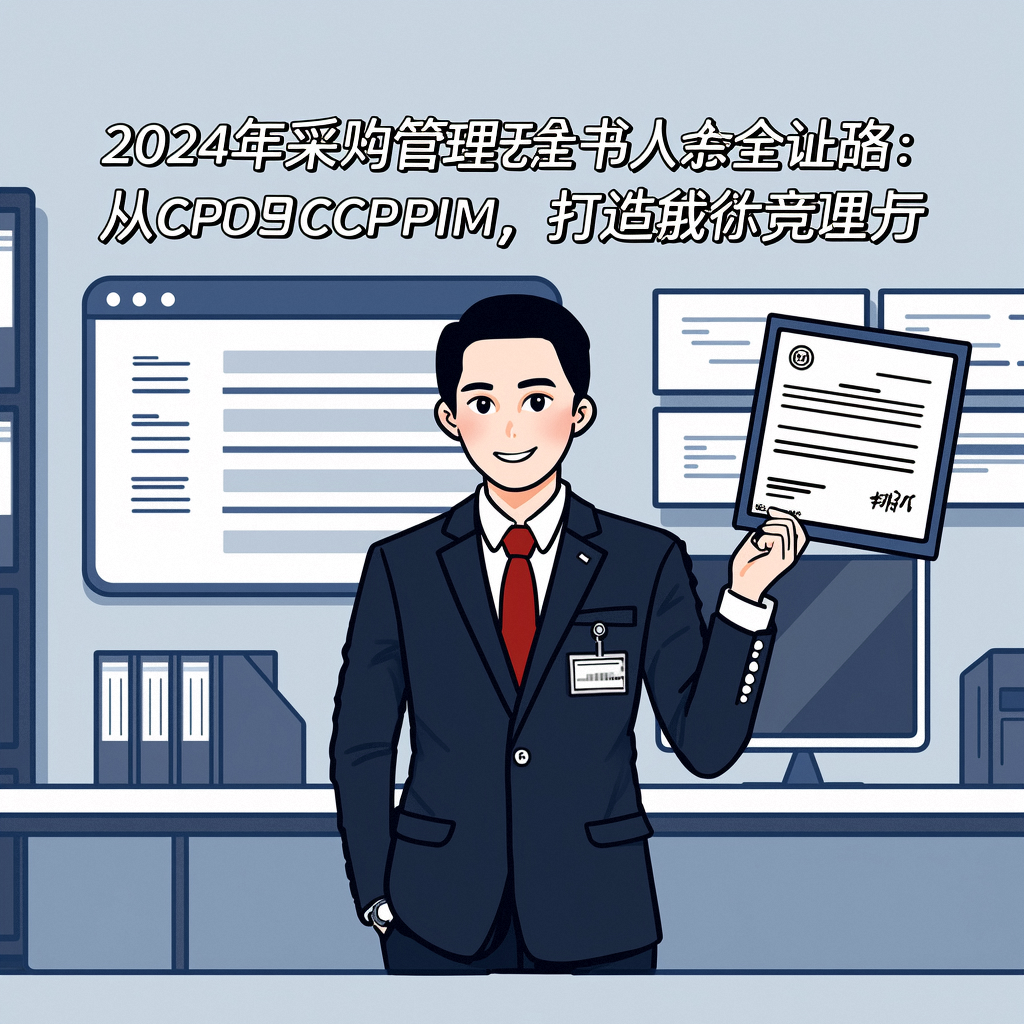 2024 Procurement Management Talent Certificate Strategy: From CPSM to CPIM, Build Professional Competitiveness