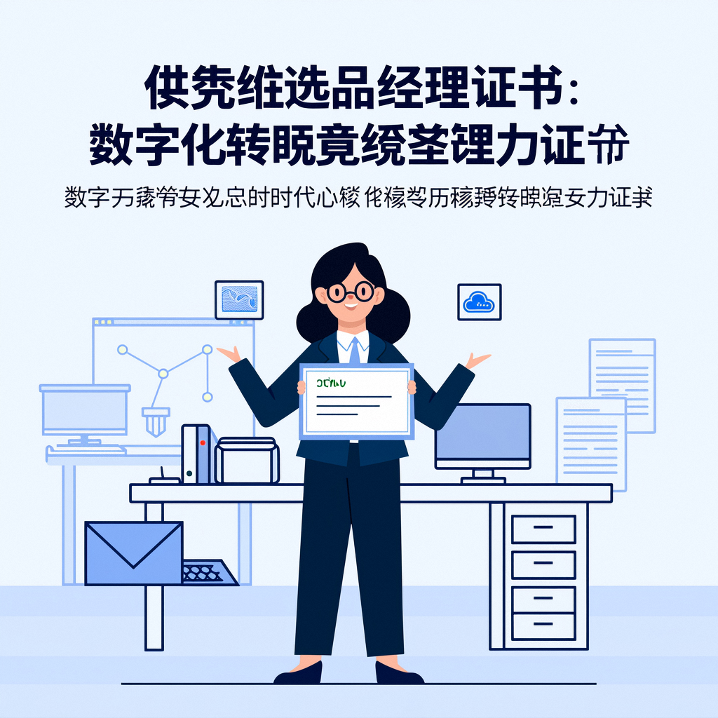 Supply Chain Selection Manager Certificate: Core Competency Certificate in the Era of Digital Transformation